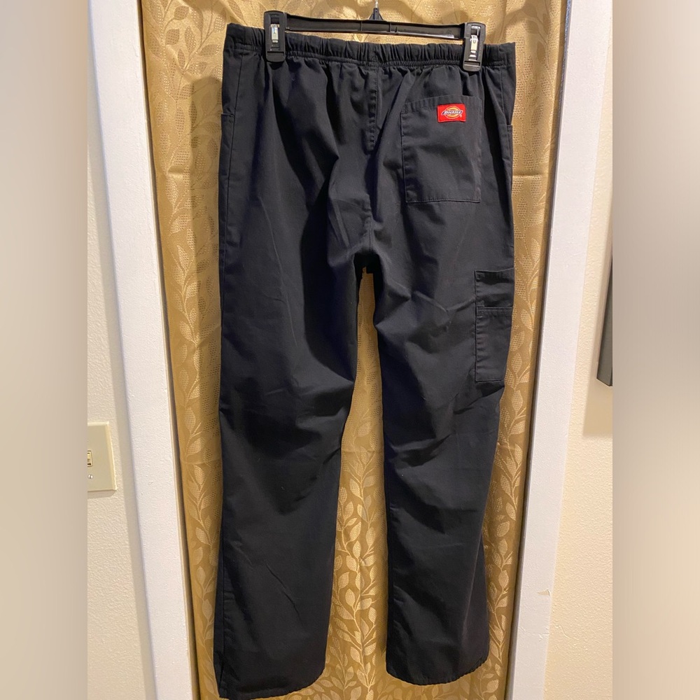 Dickies black scrub pants. Small and tall